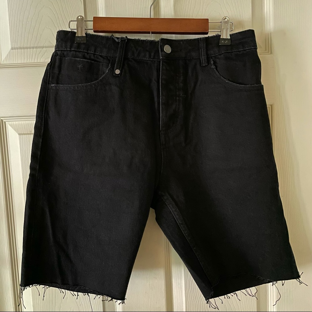 THRILLS Denim Chopped Shorts